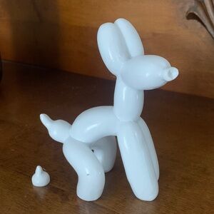 White Balloon Dog Figurine